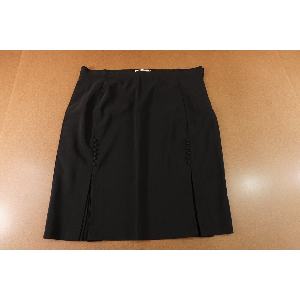 Tatyana Womens Size 3XL Black Button Accent Pencil Skirt NWT